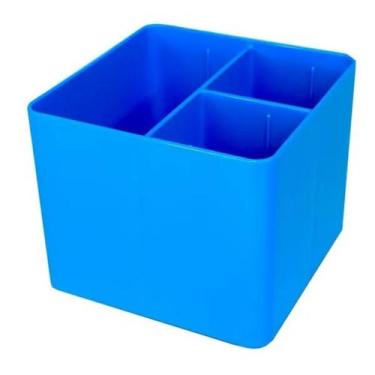 Imagem de Porta objeto organizador de mesa com 3 divisórias Full Color Dello