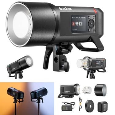 Imagem de Godox AD600Pro II Luz estroboscópica externa 600 Ws 2,4 GHz sem fio TTL flash para câmera Speedlite TFT para controle integrado Bateria de íon de lítio potente 1/8000s HSS 0,01-0,9s Tempo de