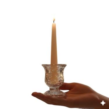 Imagem de Kit Porta Vela Castiçal De Vidro Resistente Decoração Festas Eventos(6)