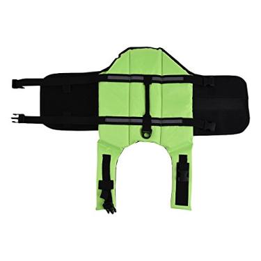 Imagem de Pets Cão Colete Flutuante Seguro para Água Natação Preservador Ajustável Refletor Espuma Roupa