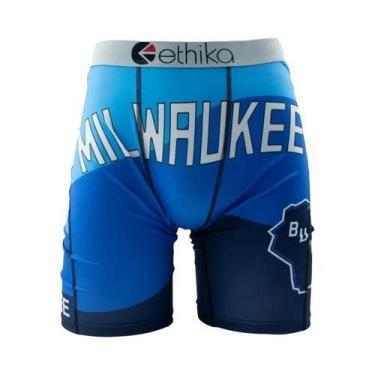 Imagem de Cuecas Boxer Masculinas plus Size Em Malha Respirável ETHIKA, Roupa De