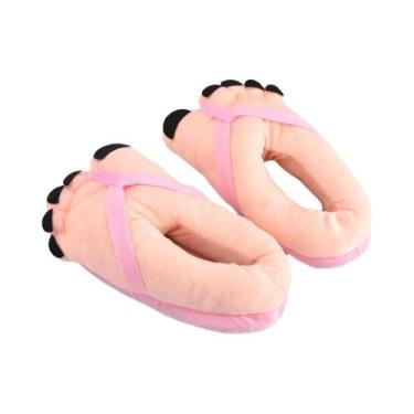 Imagem de Chinelos De Inverno Unissex Para Pés Grandes, Criativos, Engraçados, M