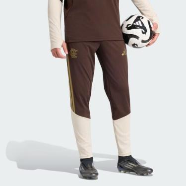 Imagem de Calça Adidas Flamengo Treino 2026 Marrom, G