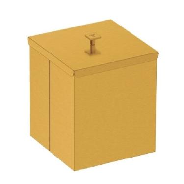 Imagem de LIXEIRA TRAMONTINA LUZ EM AÇO INOX ACETINADO GOLD 4,5L 94540/061