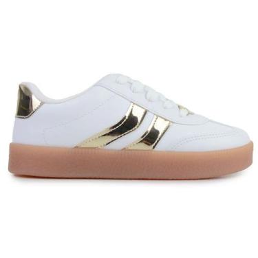 Imagem de Tênis Infantil Feminino Molekinha Branco - 2582.102.12638, 31, Branco