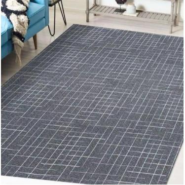 Imagem de Tapete Para Sala Quarto Antiderrapante Antialérgico 2,0X1,3m Bellar, E