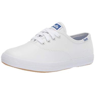 Imagem de Keds Tênis feminino Original Champion CVO, Branco profundo, 5.5 Wide Big Kid