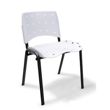 Imagem de Cadeira Secretaria Ergoplax Fixa - Maiart, Branco