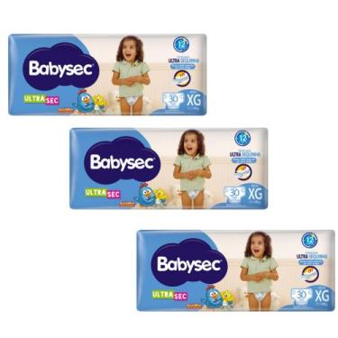 Imagem de Fralda BabySec - Galinha Pintadinha Ultra Mega 3 Pacotes 11 - 14kg Tam