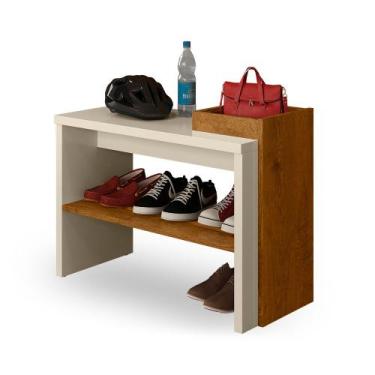 Imagem de Sapateira Banco Para Hall De Entrada Quarto Com Nicho Londres Butterfl