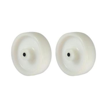 Imagem de Kit 2 un roda 412 nylon 4 pol 90kg p/ rodízio - AJAX