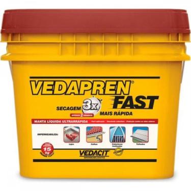 Imagem de Manta Liquida Otto Baumgart Vedapren Fast Concreto.5Kg 147873
