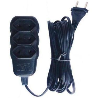 Imagem de Extensão Cabo Paral Bip 2X075 3Mts Preto - Miral