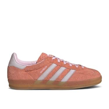 Imagem de adidas Gazelle feminina para uso interno, Wonder Clay Gum, tamanho 42, Wonder Clay/Clear Pink/Gum 3, 40