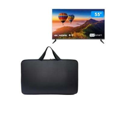 Imagem de Capa Case Bag Televisão Tv 55 Polegadas Alça Transporte Seguro