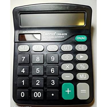 Imagem de Calculadora eletrônica de mesa modelo CRS-837B