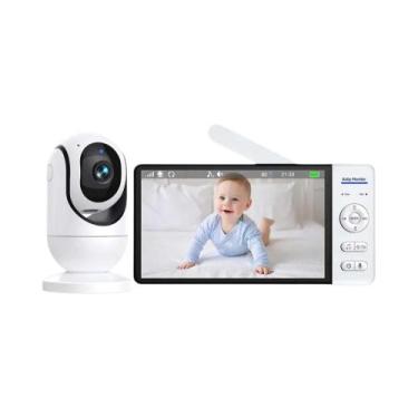Imagem de Monitor De Bebê Com Vídeo De 7 Polegadas Com Câmera De Zoom De Áudio B