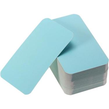 Imagem de 100 PCS Pequeno Papel em Branco Mensagem Nota Cartões de Visita Dupla 