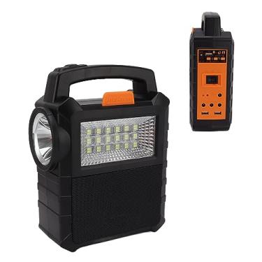 Imagem de Gerador Solar Estação de Energia Portátil Multifuncional com Luzes LED Duradoura para Backup Residencial Emergência Camping RV