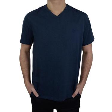 Imagem de Camiseta Masculina Dudalina MC Essentials Azul Marinho 08771-Masculino