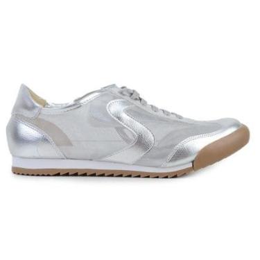 Imagem de Tênis Suzana Santos Tela Metalizado Prata Feminino-Feminino