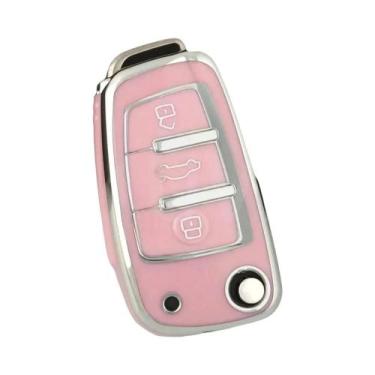 Imagem de Capa De Chave De Carro TPU Para Audi A4 A6 A1 A3 Q3 Q7 TT R8 S3 S6 RS3