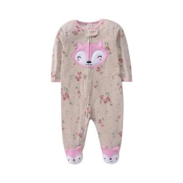 Imagem de Macacão de Lã para Bebê com Zíper - Pijama Infantil para Primavera/Out