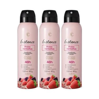 Imagem de Combo Desodorante Antitranspirante Aerossol Instance Frutas Vermelhas 