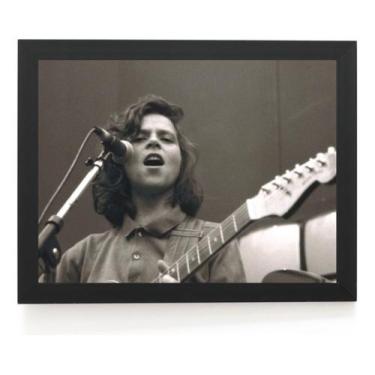 Imagem de Quadro Cássia Eller Jovem Rock Foto Poster Moldurado - Fanarte