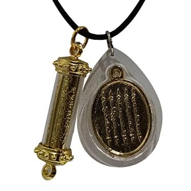 Imagem de Heavens Tvcz Amuleto tailandês Buda para homens mulheres berloques três reis ouro com Yantra 5 fileiras riqueza riqueza diamante sorte armadura mantra., Latão, Sem Pedra Preciosa