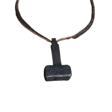 Imagem de ARTIZANSTORE Pingente de martelo do Thor Pagan Mjolnir Viking, Large, Couro Liga de aço Ferro, Sem Pedra Preciosa