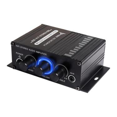 Imagem de Amplificador Automotivo XMSJSIY 12V - HiFi Estéreo 2 Canais 20W