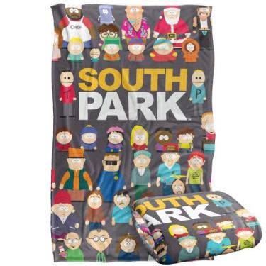 Imagem de Manta South Park com o Elenco Completo - Toque Sedoso 90x147cm