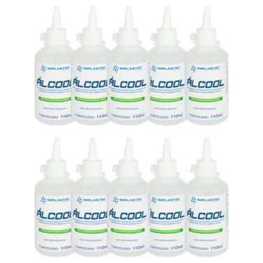 Imagem de Kit 10 Álcool Isopropilico 110ml - 99,8% PCI Limpeza Eletrônica, Placa