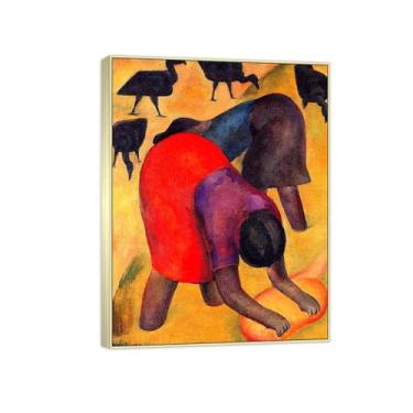 Imagem de MUHJDYC Diego Rivera famosa imagem em tela - impressões de arte de parede - Lavanda-quadro prata pintura de arte para sala de estar quarto decoração de casa 20x25cm-8x10in