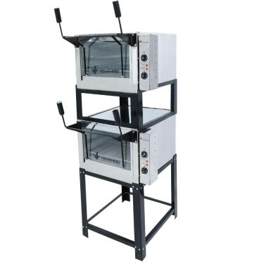Imagem de Forno Roma Venâncio 80cm De Lastro Elétrico Duplo Com Pedra Refratária 220v Ferid80