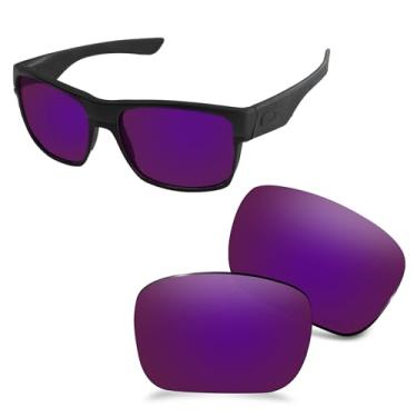 Imagem de AOZAN Lentes de reposição ANSI Z87.1 para óculos de sol Oakley TwoFace OO9189, Roxo neon, TwoFace