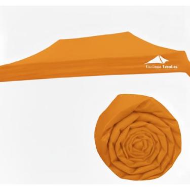 Imagem de Cobertura Tenda Sanfonada 6x3 pvc vinilica - Goiânia Toldos, Laranja