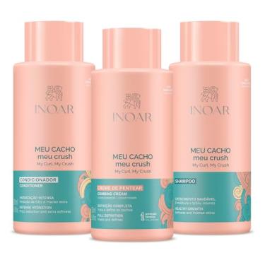 Imagem de KIT MEU CACHO MEU CRUSH SH + CD + CREME DE PENTEAR 400ml, INOAR, NA