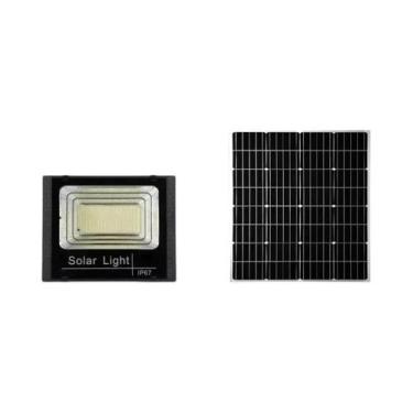Imagem de Holofote LED Solar Externo À Prova d'Água 50W 100W 200W 300W 500W Com 