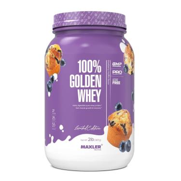 Imagem de Muffin de Mirtilo com Proteína em Pó Maxler 100% Golden Whey 1 kg-Unissex