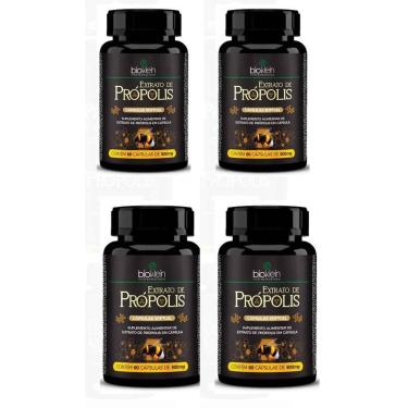 Imagem de Kit 4 Oleo Extrato de Própolis 500mg 4x60 cápsulas Bioklein-Unissex