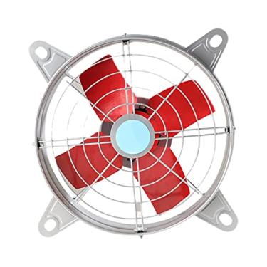 Imagem de Fã exausto 12 "Fan de escape de escape de parede Poderoso Ventilador Industrial com Net Protective 4-Blade Ventilador de Ventilação de alta velocidade para galpões, attics, workshops Ventiladores de v