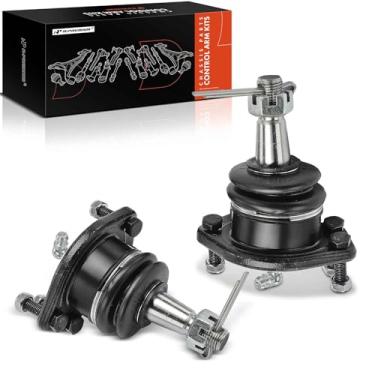 Imagem de A-Premium 2 juntas esféricas superiores dianteiras compatíveis com Chevrolet Blazer 95-05, S10 (Blazer) 83-04, GMC Jimmy 92-05, S15 (Jimmy) 84-91, Sonoma 91-04, Syclone 91, Typhoon, Isuzu Hombre