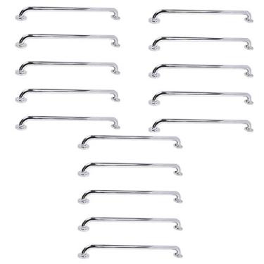 Imagem de Barra de Apoio 70cm Inox Kit 15 Unidades Idoso Gestante Deficiente Cri