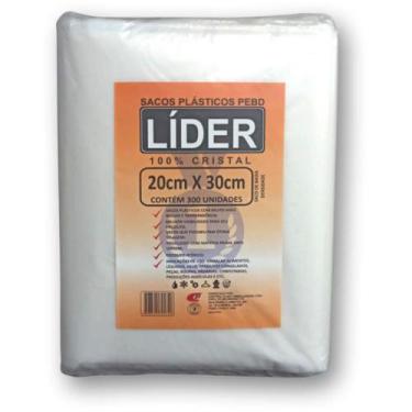 Imagem de Saco Plástico PEBD 20X30CM Espessura 0,06MM  Pacote com 300 Unidades -