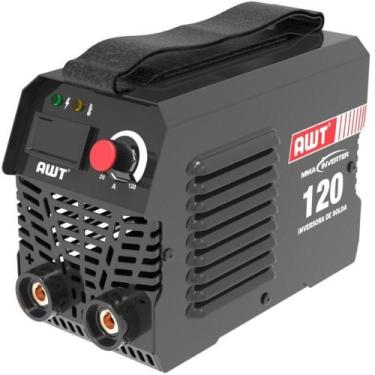 Imagem de Máquina de Solda Inversora 220v MMA 120A Monofásica AWT
