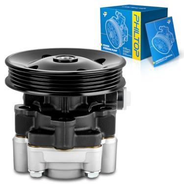 Imagem de PHILTOP Bomba de direção hidráulica 215263 com polia, adequada para RX330 2004-2006, 2004-2008 Solara 3.3L, 2002-2003 Camry 3.0L, 2004-2006 Camry 3.3L, substituir OE 215263, 44310066 110, 40 cm