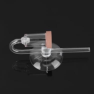 Imagem de aqxreight Acrílico Aquário Dióxido de Carbono Transparente Bolha Contador Refinador Tanque de Peixes Plantas de água Co2 Atomizador DifusorM Feito Material de Mão de Obra Principal Importado é e (M)