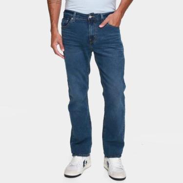 Imagem de Calça Levis 505 Regular Masculina, Azul, 44